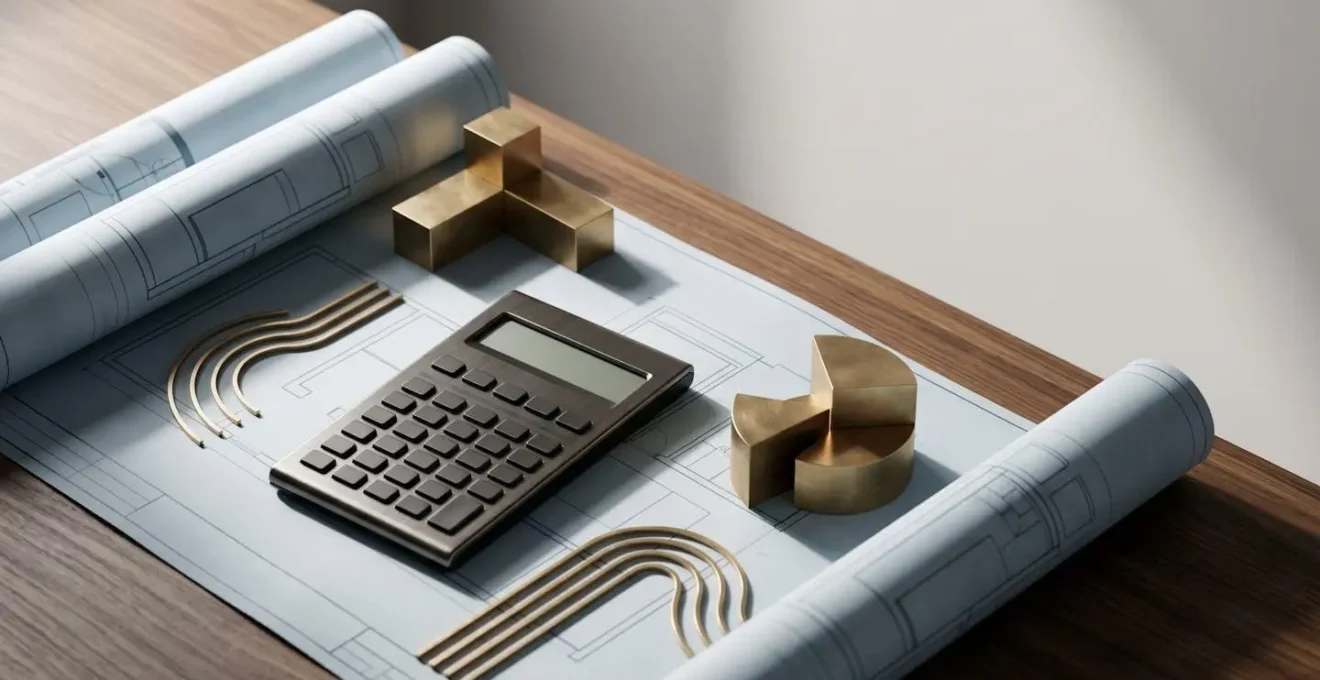 Professional financial analysis scene showing return on invested capital metrics for active real estate investors
